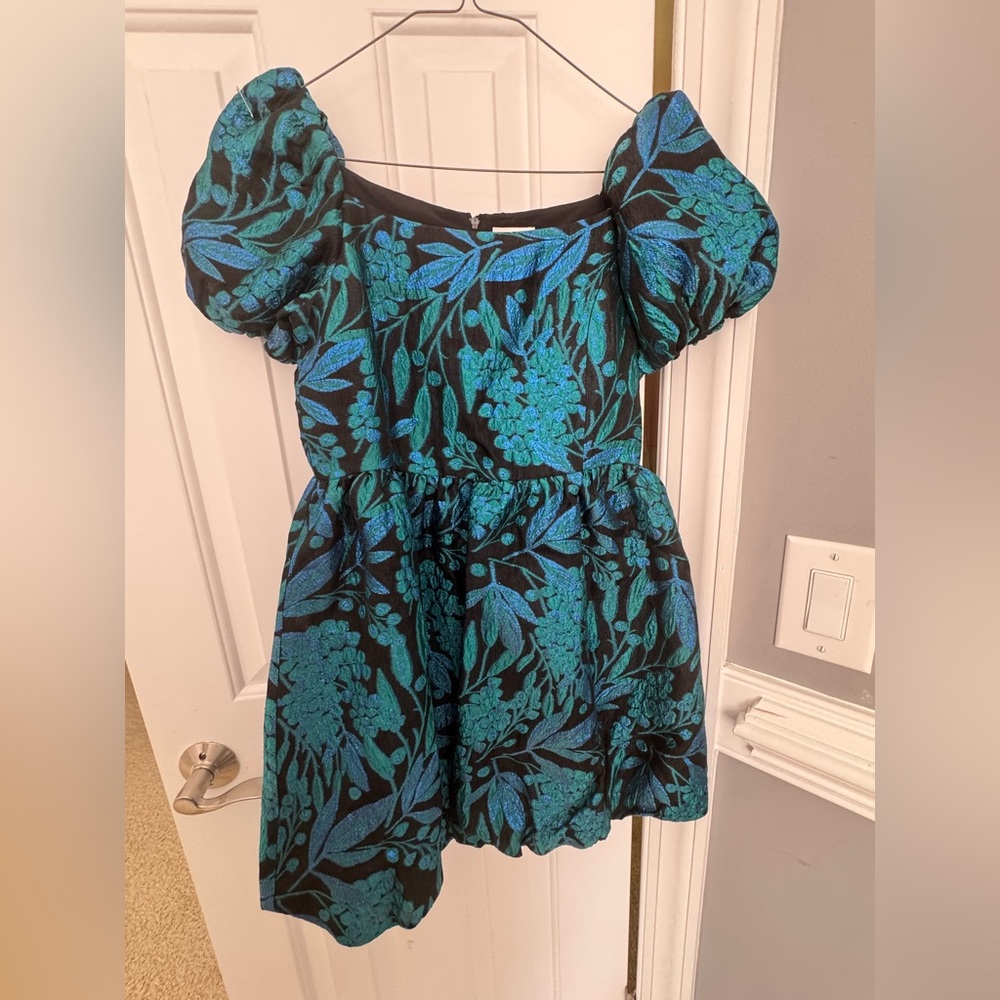Lilly Pulitzer Teal and Black Dress